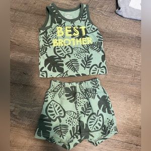 6M Best Brother Tropical outfit